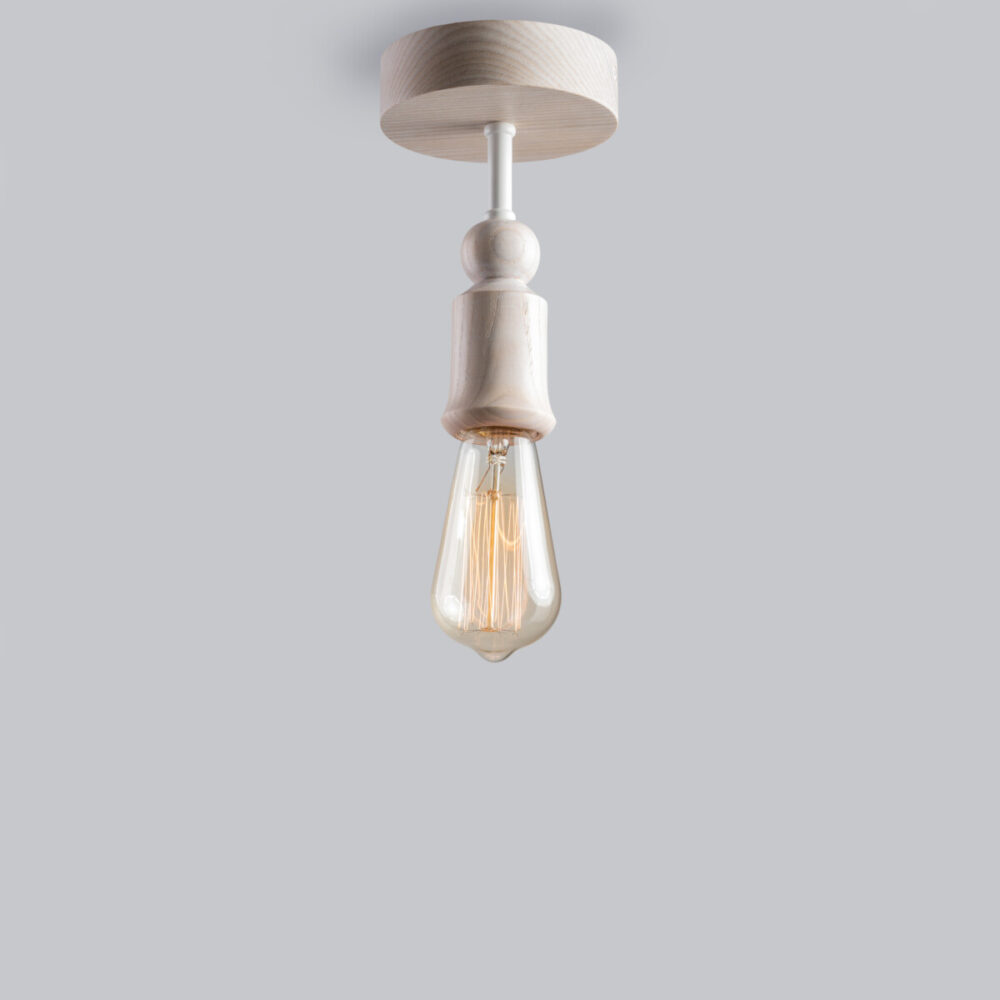 Світильник стельовий SPUTNIK White /Light white oil