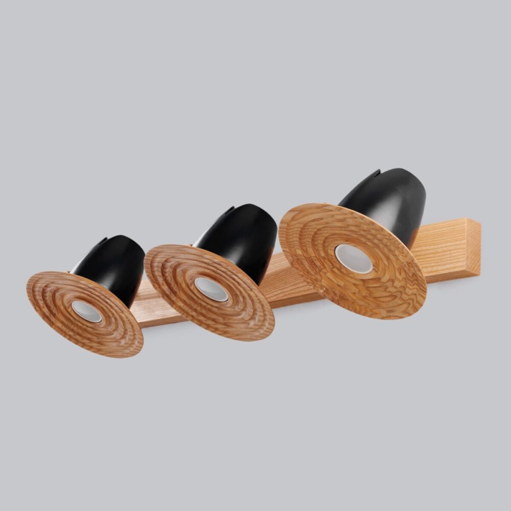 Світильник для дзеркала настінний Orbit ( Natural wood)